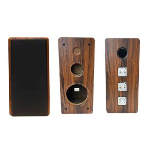 汽车音697响三分试音箱罩柜喇带网6.5寸叭空音箱体木箱书架箱频家