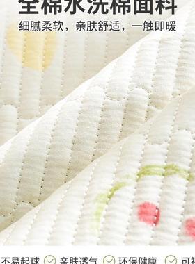 纯F98J8857床盖02新款四季通用榻榻米1500床棉单三件套炕2盖垫