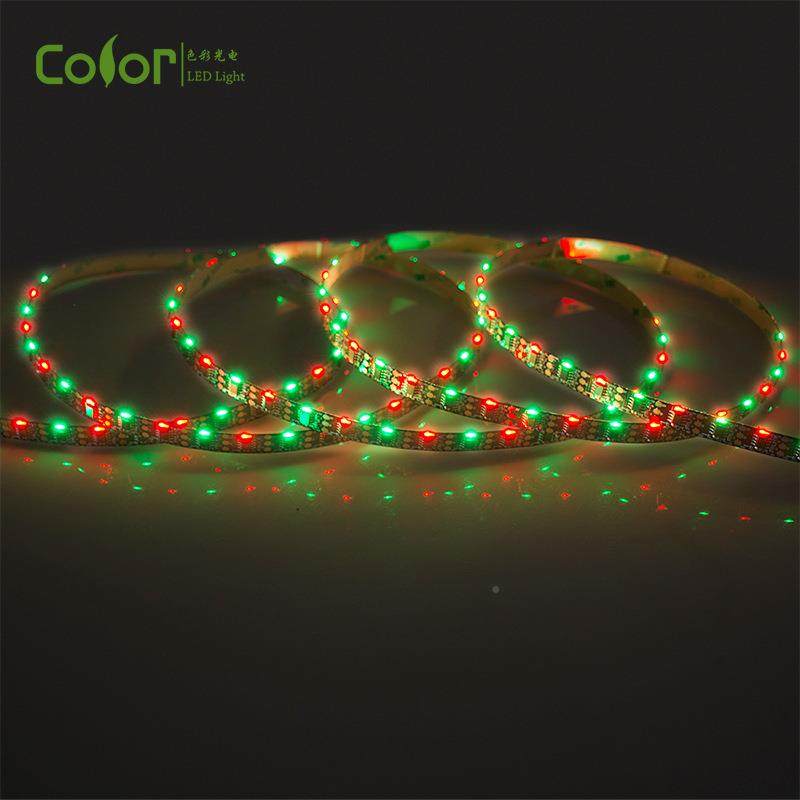 WS2811LC-2811R装0200侧发光RGB幻彩灯带6墙灯12V缝隙边饰点控灯