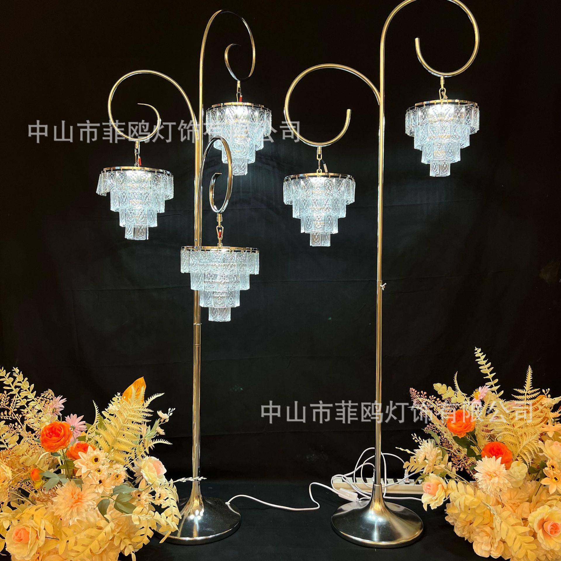 欧式新婚庆路引款灯3铁电镀水晶冰条路引婚礼头艺KNK舞台装饰摆件,节庆用品/礼品,装扮布置套餐,淘宝优惠券,粉丝福利购,淘宝优惠卷