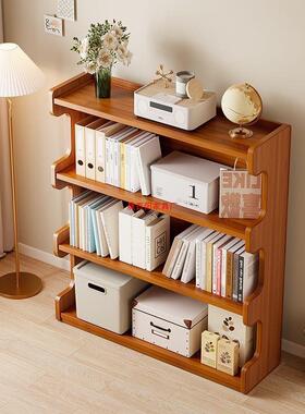 学生物书落式架多功能置物架多层书柜靠墙储WPI架书地本收纳柜展示柜