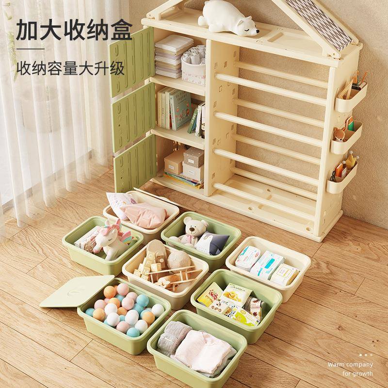 哈比纳树儿童玩具收架家QBQ用卧室宝衣宝柜简易小衣橱类置物储分