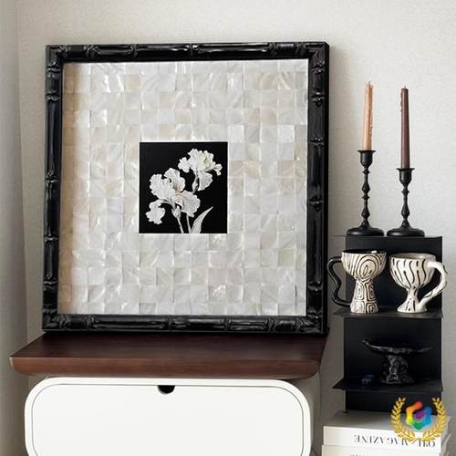 ?法式古软装风卧室装床头饰画感中古挂画入户玄复关F$px}^lb斗柜