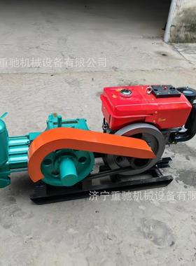 柴油注无品牌/浆机三缸砂浆注浆泵高压5柴油水泥灌浆机BW20柴油浆