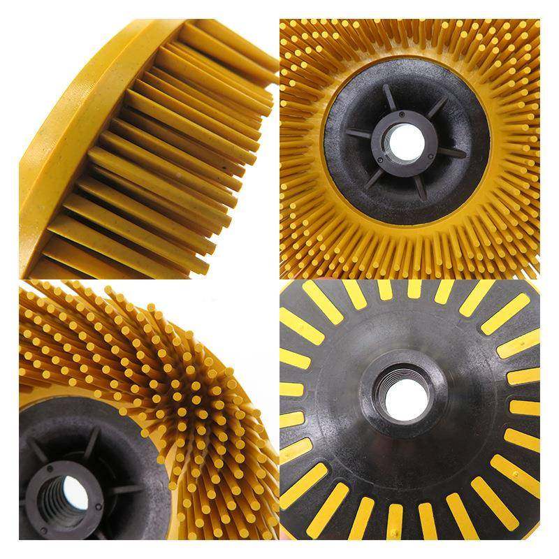 4.5寸115MM旋风刷汽车属打磨除锈抛金光去抛毛刺表面处理光圆DKB