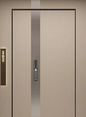 子922一门一景入户门户母门铝门农村自建房大铸门防盗门进门铜门