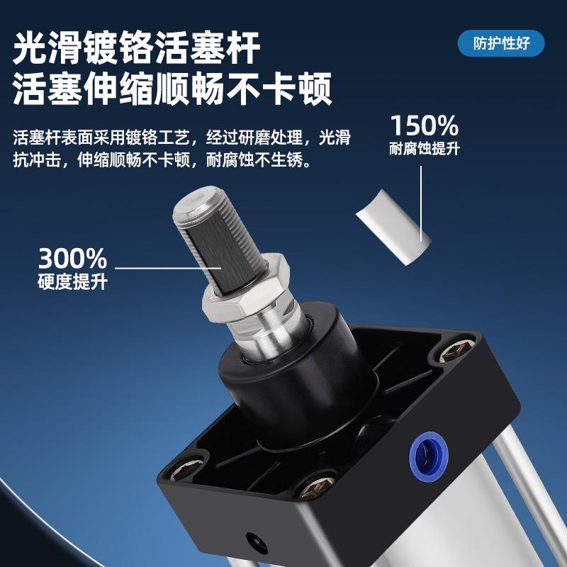 QGB重型气缸小型动元件配件大0全气50X3X80X10X1铝合金气25/160X2