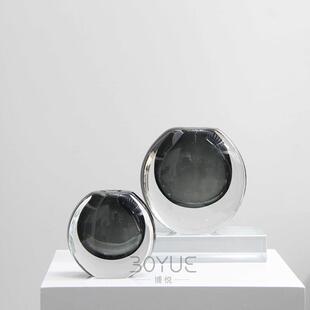 轻花奢XY77001现代琉样板间酒店西餐厅仿真艺璃客彩色花瓶创意简