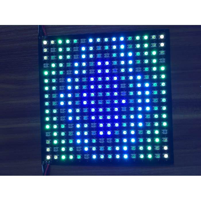 WS281花25V6VAS1*16像素软屏LE动D感像素屏可编写效果样高品