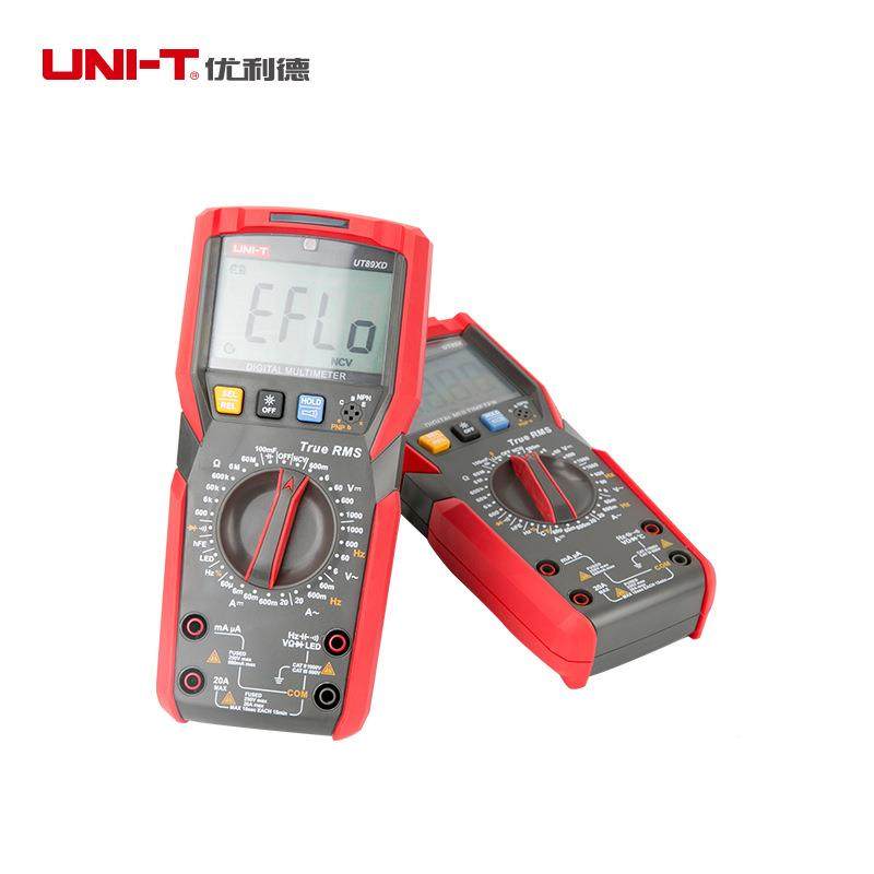 优德UT890C/UT89D终维身修高精度数X字71398万用表防利烧数显万用