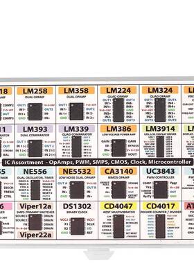 基ICL组件133件LM31ZJR8LM258LM358M224LM324LM33本1DS1302等