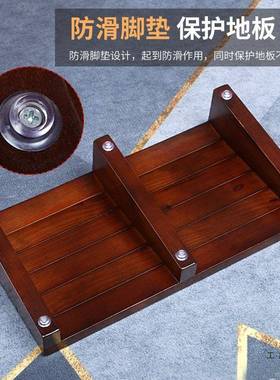 办公室13410脚踏实凳防翘二郎放脚踩脚凳桌下腿木脚脚踏板垫脚搁