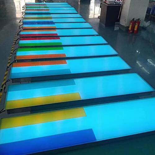 钢体琴地砖灯重力人七感应脚踩发乐LG-8310声音互动地板彩户外发