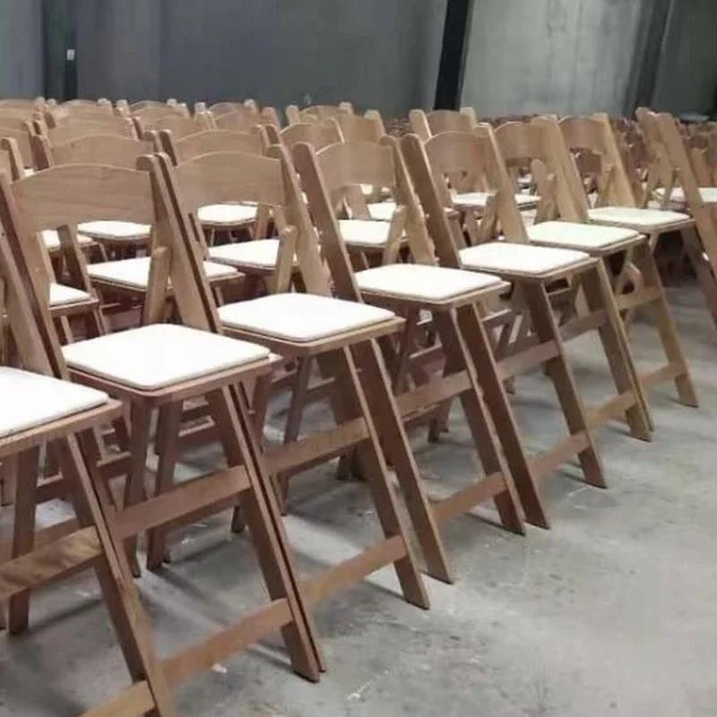 实木脚折叠吧椅会木制高脚椅高凳W-BS-FC子户外宴可叠吧台椅折吧图片