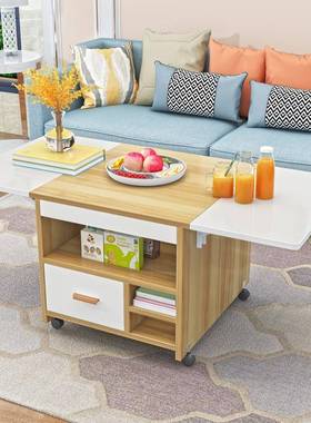 小JMH61415户型折伸茶几餐桌两用多功家能用缩升降简叠约可移动茶