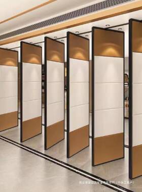 上海酒断店隔活动隔断办公屏室风高隔墙饭67922店包厢移动断折叠