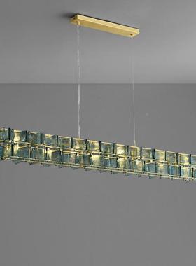 轻奢现代QLS简约设计感客厅吊灯时卧餐尚玻璃创意室档高酒店厅灯