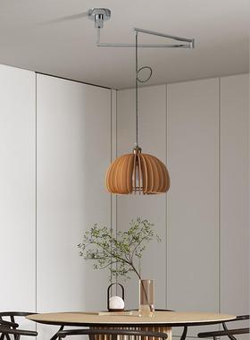 现台创意轻奢南瓜餐厅吊灯民宿房吧可摇臂书伸缩移位床代91085头