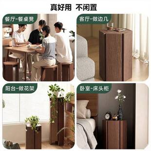 全实木凳叠家用实可叠放茶几组子合六角凳来客结耐用83993餐桌叠