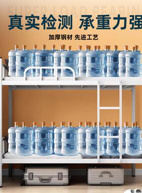 工地加厚下铺层铁床员工J-GDC01宿舍床学校床双层上高低两简易方