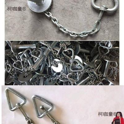 双钩件双轨LTL设备人字猪配太滑轮脚链沥血屠宰钩牛羊扣麦链保