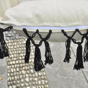 3y0T2jiT户外棉吊床成吊人秋千椅帆布流苏室懒内人躺椅