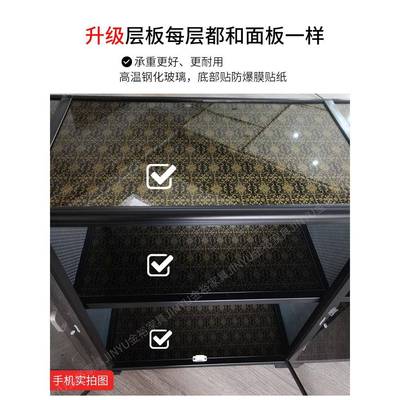 餐边柜碗柜物家用厨房储橱物柜子多CSG功能茶柜铝合金柜水置柜收