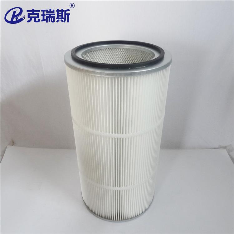 滤集尘吸尘器丸滤芯过聚酯纤维覆膜STE喷砂抛除尘滤筒