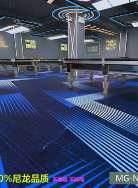 台球厅地球毯专用印花铺酒店满LVJ房加厚隔音防火地桌球垫室商用