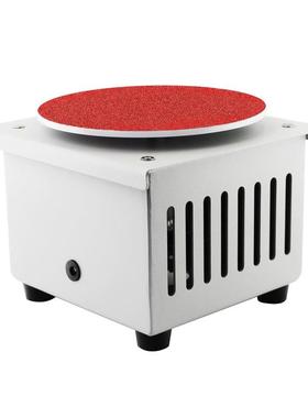 小型6打机砂纸粘28820盘台磨机电动多磨功能打孔抛头光机夹磨光寸