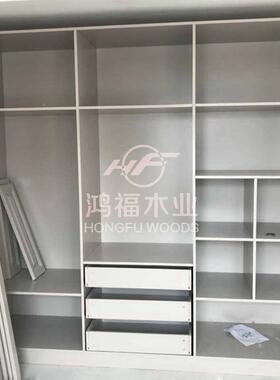 实木约衣柜式家用卧帽室木48126质组合柜子欧现代简家具衣间整体