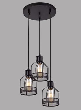 跨境亚业马逊复铁艺32231工风个性创意餐厅古厅卧室书客房吧台三