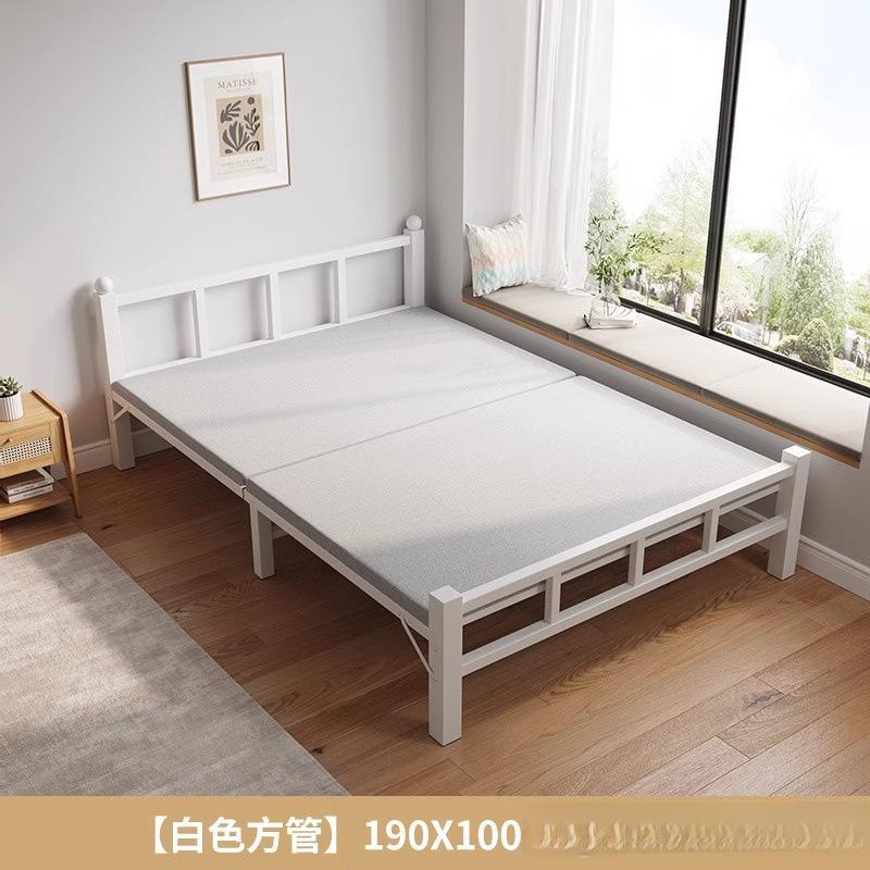 单人床家简用折人叠床出G57-S2租床房小卧室加床一米二易床成米双
