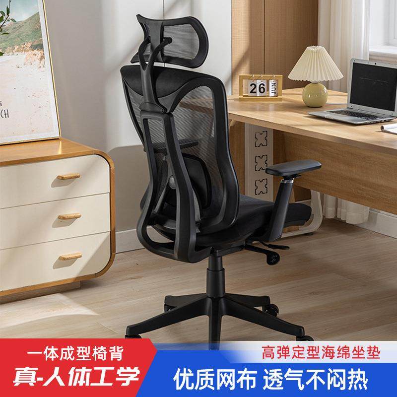 人体工学椅久坐不累办公椅家用旋转升降舒适电脑椅学习椅男可调节