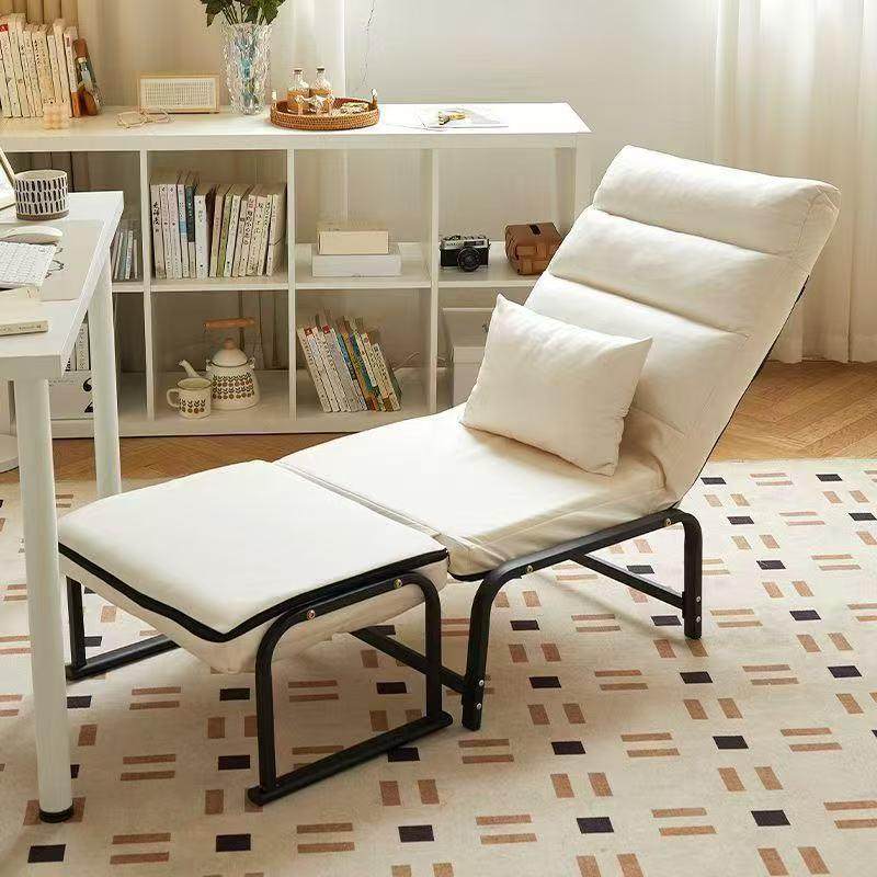折叠椅子躺椅办公室午睡神奇单人床折叠床沙发床午休一体可躺可坐