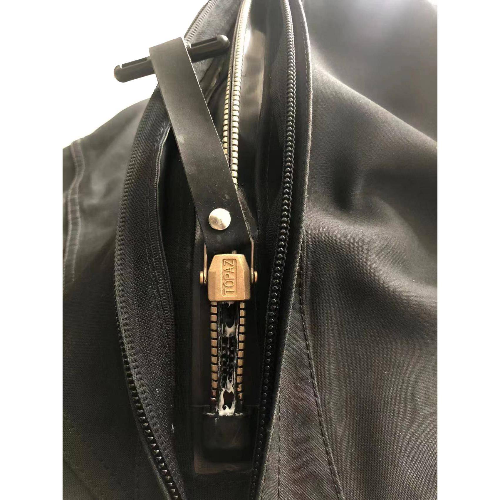 重型干衣拉链抗盐腐气密拉链专业潜水服拉链氯丁橡胶布带白铜牙齿