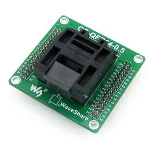 GP-QFP64-0.5微雪QFP64TQFP64IC51-0644-807通用测试座带排针