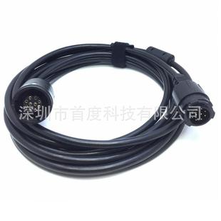 适用摩托APX6500XPR5350E M8668M8268车载台手咪延长线3米