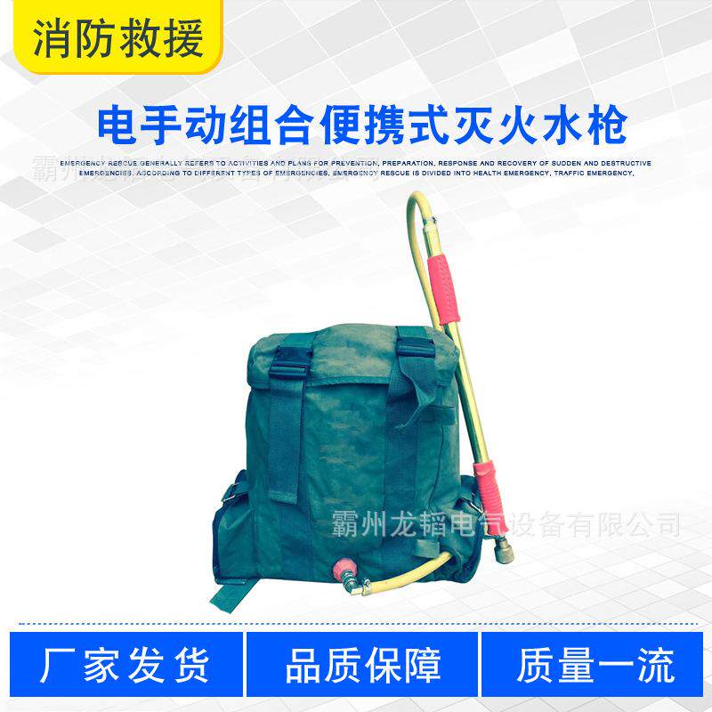森防往复式水枪山林火场扑救泡沫水枪电手动组合便携式灭火水枪
