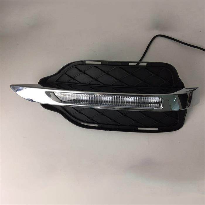 适用于13-16款奔驰W204日行灯GLK300GLK350日间行车灯改装