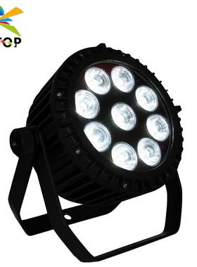 舞台灯光9颗12瓦15瓦18瓦红绿蓝白黄紫混色静音LED帕灯