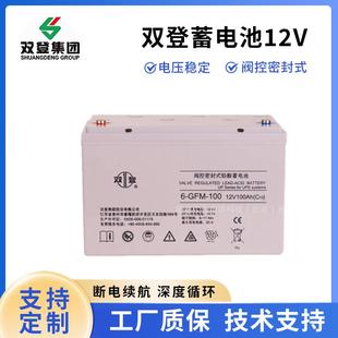 12V26AH 100 GFM 免维护铅酸蓄电源 双登蓄电池6
