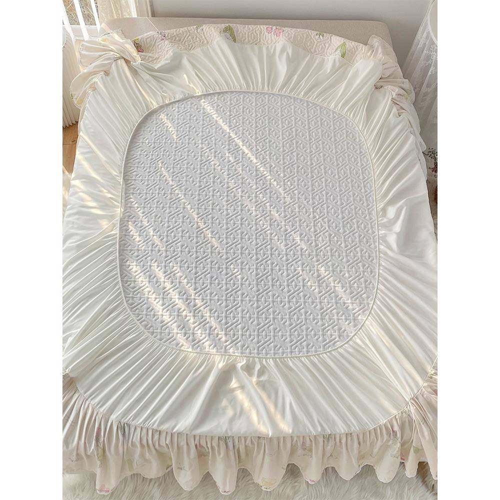 BK9K100全棉床笠带裙边二合一加厚夹棉纯棉床罩单件2023年新,农用物资,其他肥料,淘宝优惠券,粉丝福利购,淘宝优惠卷