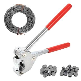 铅印钳套装，直柄钳1把，8*4*20个，10*4*20个，2股铁线30米