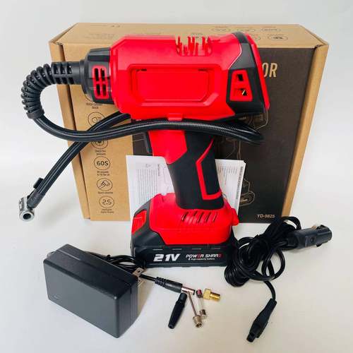 外贸2305A款锂电充气泵锂电车载两用裸机(MT插口)