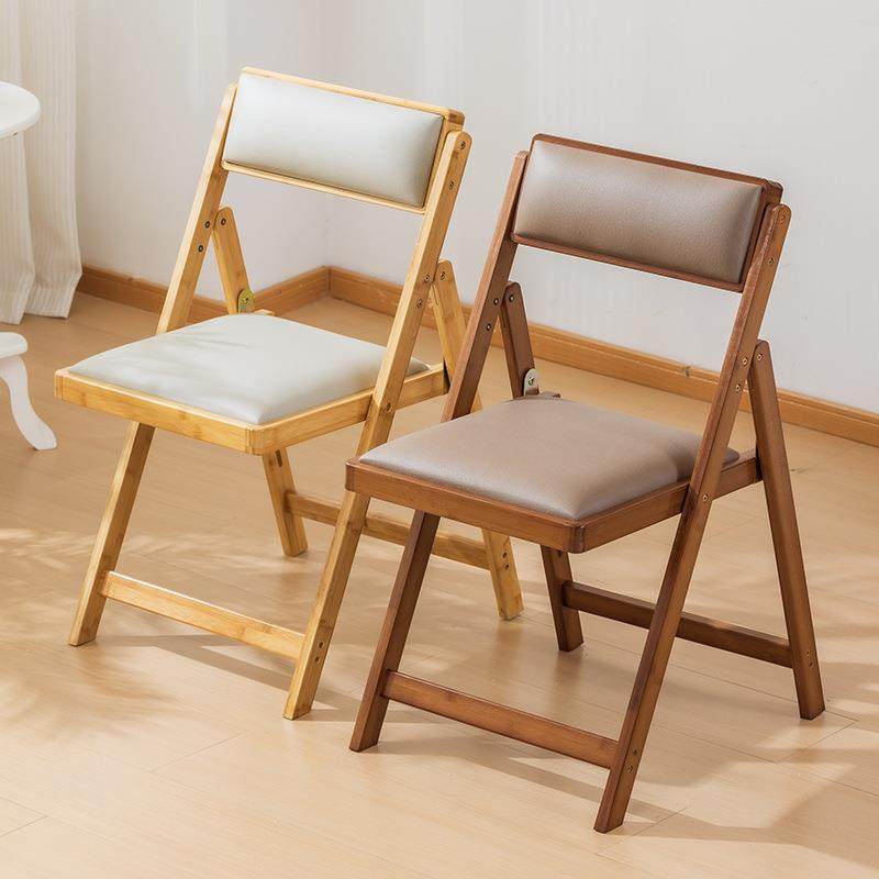 折叠椅凳子阳台竹实木便携式家用小桌椅休闲吃饭软包餐椅靠背椅子,工业油品/胶粘/化学/实验室用品,其他实验室设备,淘宝优惠券,粉丝福利购,淘宝优惠卷
