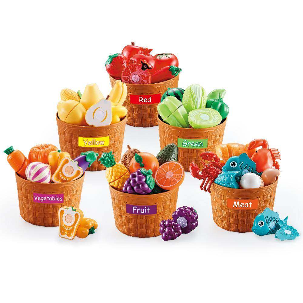 儿童过家家蔬菜水果切切乐桶装收纳分类早教认知益智玩具套装,农用物资,其他肥料,淘宝优惠券,粉丝福利购,淘宝优惠卷