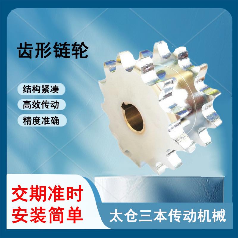 非标单双排链轮双节距起重链轮日标链轮RS40工业输送链轮供应