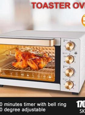 110V电烤箱家用50L大型电烤箱烘焙蛋挞多功能烤箱Oven
