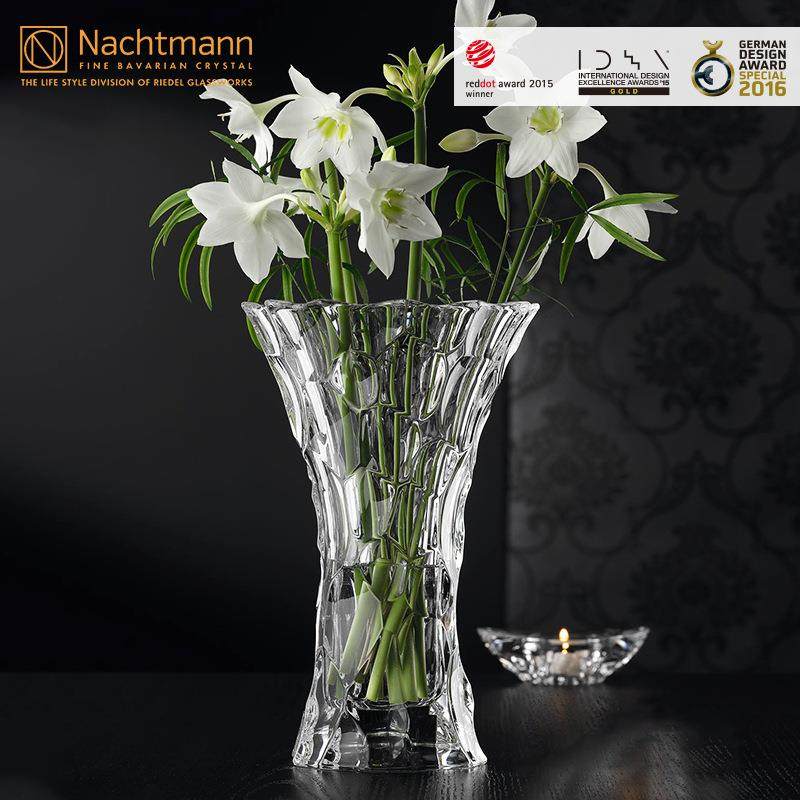 红点奖获奖作德国NACHTMANN创意水晶玻璃花瓶欧式装饰插花花器,工业油品/胶粘/化学/实验室用品,其他实验室设备,淘宝优惠券,粉丝福利购,淘宝优惠卷
